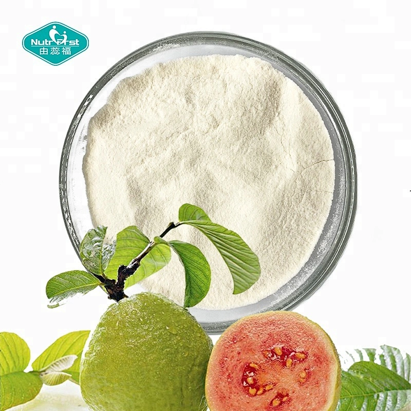 Nutrifirst personalizado deshidratado guayaba fruta secado por pulverización polvo soluble en agua para batidos para hornear helados