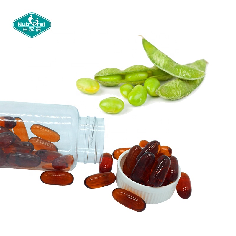Formulación a medida HealthCare Suplementos diarios Venta al por mayor Cápsulas blandas de lecitina de soja de soja 1000 mg 1200 mg