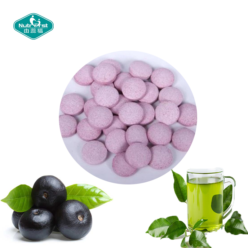 Private Label Herbal Supplement Pill Multivitamin Acai Berry Green Tea Extract Vegans Tablets