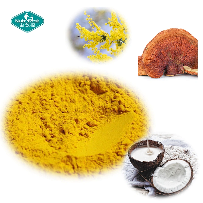 Suplemento de salud para recuperar energía, bebida en polvo de Acacia de magnesio Reishi de cola de pavo para relajar la mente