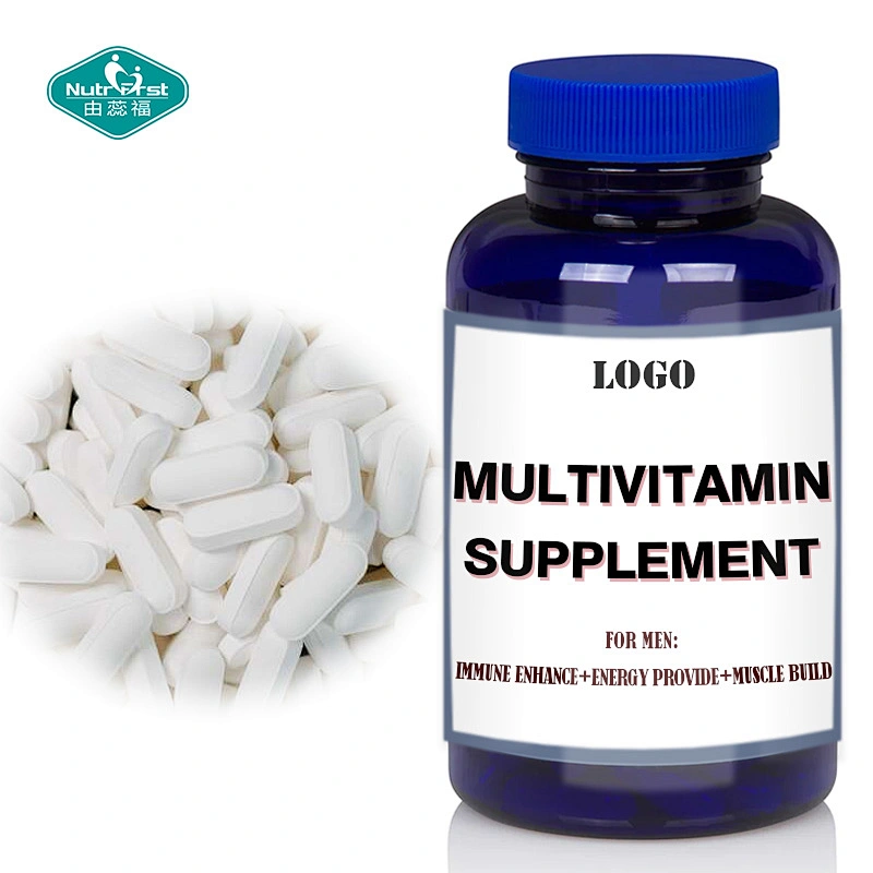 Nutrifirst OEM Fórmula avanzada Suplemento diario Salud masculina Tabletas multivitamínicas a granel