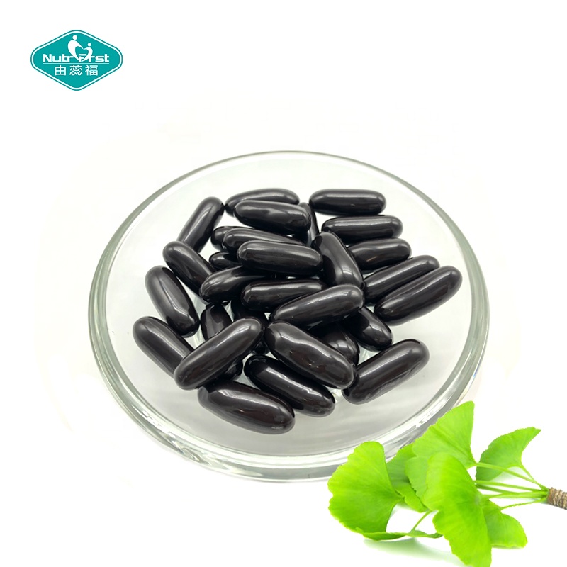 OEM Customized Formula Ginkgo Biloba & Magnesium Softgel Capsules Private Label Herbal Supplements for Memory Enhancement