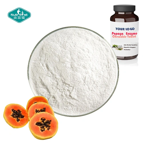 El sabor personalizado promueve la absorción de nutrientes Polvo de premezcla de enzimas de papaya para productos de tabletas masticables