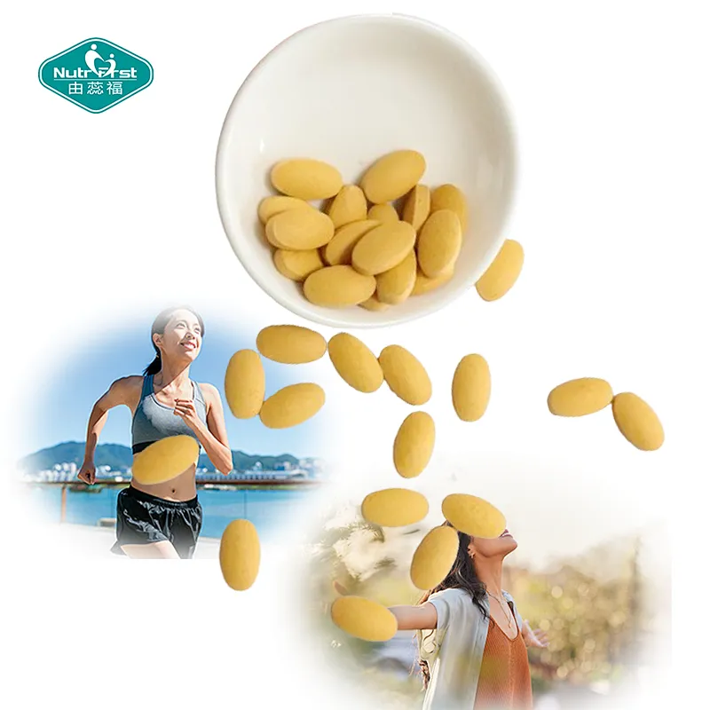 Las tabletas de suplemento de hierro Nutrifirst apoyan la salud de las mujeres y mejoran la eficiencia del ejercicio Suplemento dietético a granel