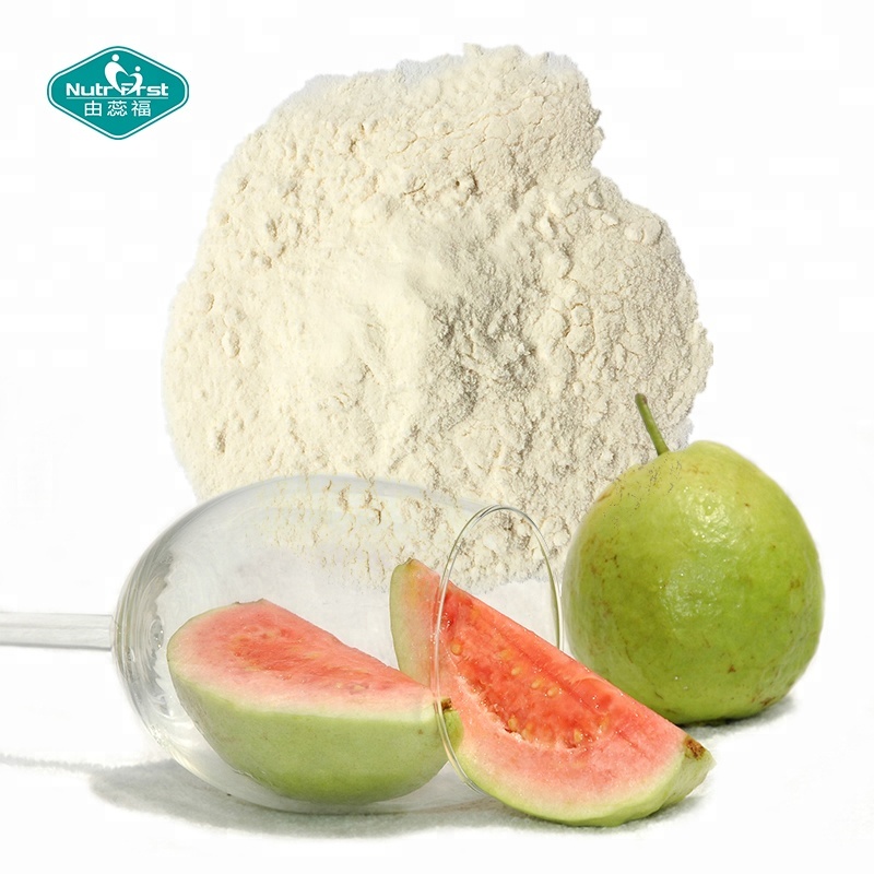 Extracto de fruta fabricante profesional 100% puro liofilizado deshidratado guayaba jugo de fruta bebida instantánea en polvo