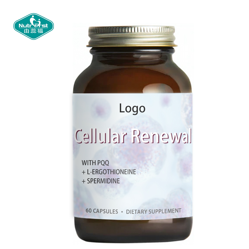 Cellular Health Supplement Advanced Formula Quercetin PQQ Ergothioneine Fisetin Vegan Capsule for Cell Autophagy