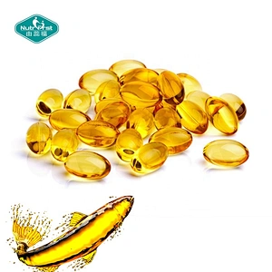 Suplemento personalizado de aceite de pescado de aguas profundas vitamina D3 1000iu/5000iu cápsula de aceite de pescado Omega-3 Softgel 500mg/1000mg
