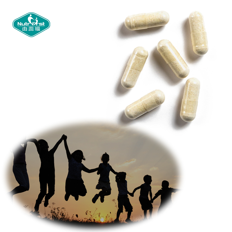 OEM Private Label Supplement Children Probiotic Herbal Blend Spinach Kale Beetroot Vegan Capsule