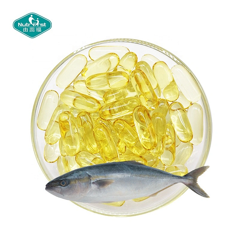 Nutrifirst Bulk Softgel Cápsulas blandas de aceite de pescado Omega 3 personalizadas con embalaje a medida