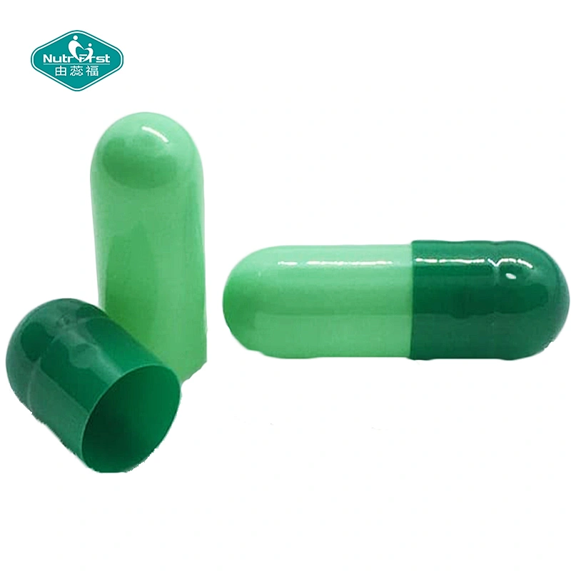Tamaño de planta a medida 000 00 0 0E 1 2 3 4 5 Cápsula HPMC vegetariana vacía vegana con todos los colores disponibles