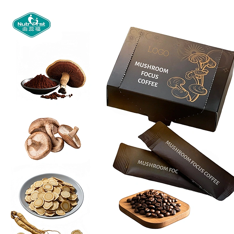 Nutrifirst Private OEM  Label Mushroom Focus Coffee Powder
