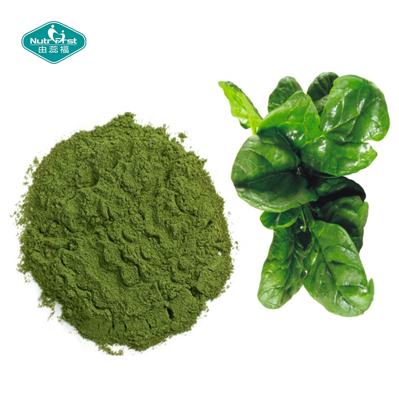 Nutrifirst aditivos alimentarios orgánicos deshidratados vegetales liofilizados extracto de hierbas de espinacas en polvo Soluble en agua