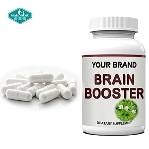 Suplemento cerebral nootrópico de marca privada que respalda la memoria Cápsulas vegetales multivitamínicas