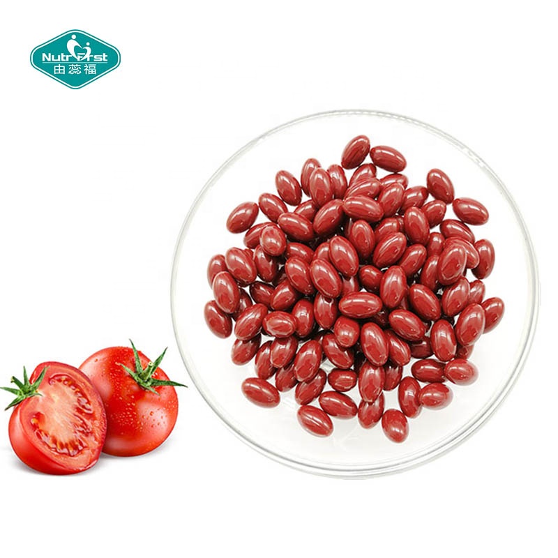 Professional Manufacturer Customized Formula Tomato Extract Oil Vitamin E Supplement Lycopene Softgel Capsules