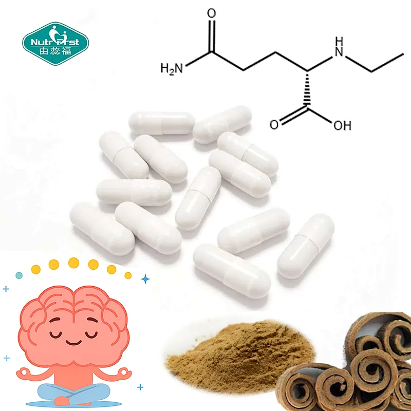 Nutrifirst Fórmulas avanzadas Suplementos de soporte de cortisol Raíz de Ashwagandha, Corteza de magnolia, Cápsulas de mezcla de polvo de L-teanina