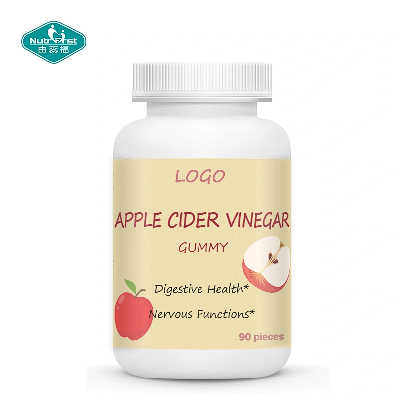 Nutrifirst Suplemento de salud Apoya la digestión Multivitamina Vinagre de sidra de manzana Gomitas de caramelo a granel