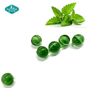 Suplementos de hierbas de fórmula a medida Nutrifirst, cápsulas de Gel suave de aceite de menta con recubrimiento entérico de cápsulas blandas a granel