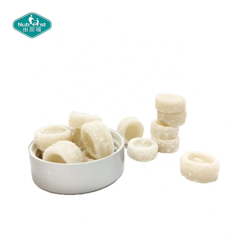 Suplementos gomosos de densidad ósea con formulación a medida Gomitas de caramelo de calcio con vitamina D3 con paquete personalizado