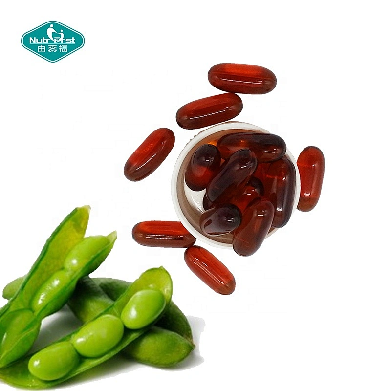 Formulación a medida HealthCare Suplementos diarios Venta al por mayor Cápsulas blandas de lecitina de soja de soja 1000 mg 1200 mg
