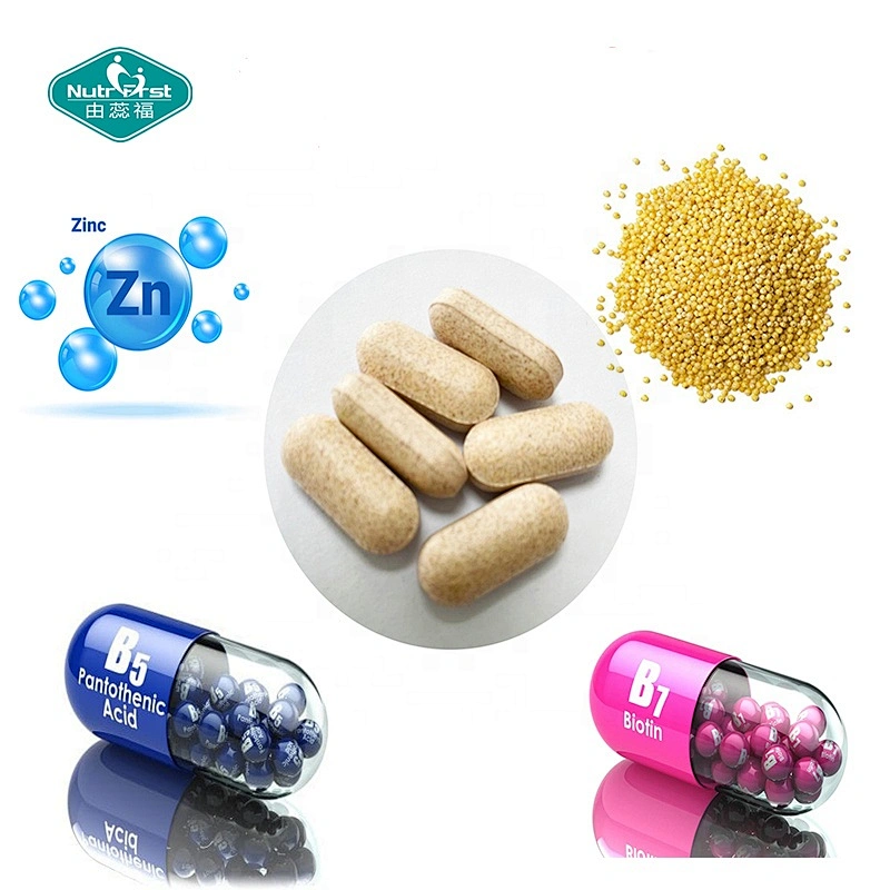 Nutrifirst Bespoke Formulation Biotin Herbal Extract Complex Tablets Beauty Pill for Improve Hair Skin Nails