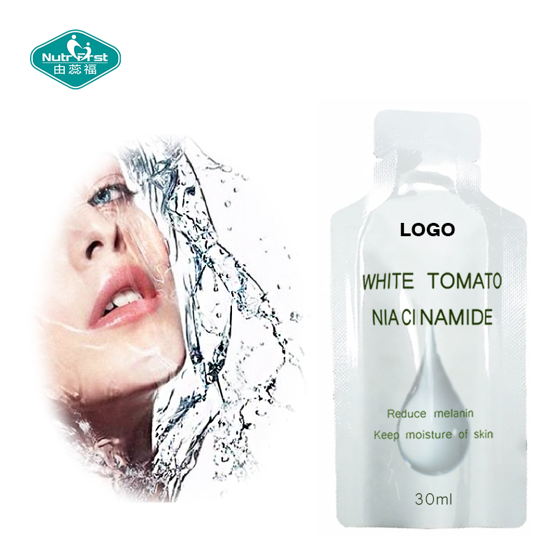 OEM Private Label Skin Health White Tomato Niacinamide EGCG Vitamin C Citrine Pleurotus Extract Drink Liquid