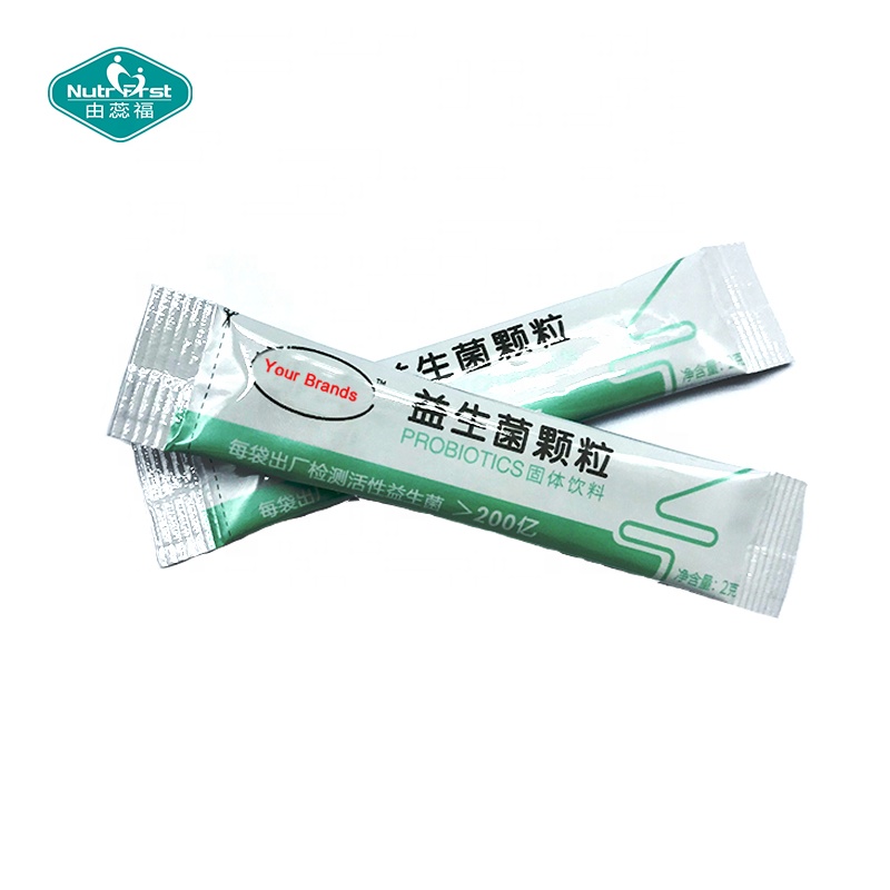 Probiotics Supplements Solid Beverage Probiotics Multi-strains Premix Instant Drink Powder With Sachet Packing