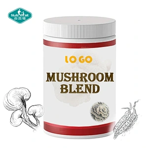 Nutrifirst Advanced Formula Chaga Cordyceps Ultra Mushroom Complex Powder OEM Mental Performance Supplement