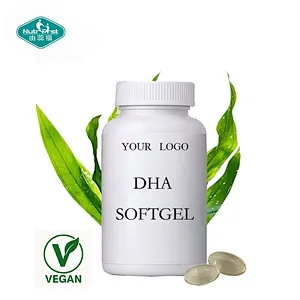 Cápsula blanda vegana de aceite de algas OEM DHA de Nutrition con Omega-3 que proporciona apoyo a la memoria
