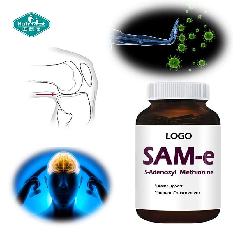 Nutrifirst Private Label Premium 1000mg SAM-e S-Adenosyl Methionine Capsule for Immune Health