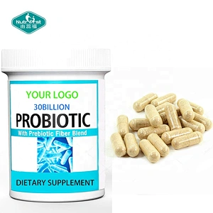 Personalización personalizada Gut Health Suplementos probióticos Extracto de hierbas Cápsula de probióticos para el sistema digestivo