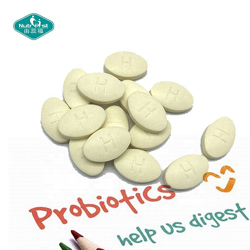 OEM Human Superfood Oral Chewable Veganism Candy Sugar Free Tablets Probiotics Supplements for Digestion