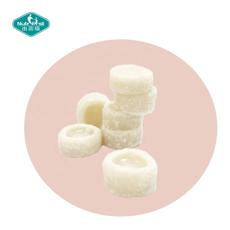 Suplementos gomosos de densidad ósea con formulación a medida Gomitas de caramelo de calcio con vitamina D3 con paquete personalizado