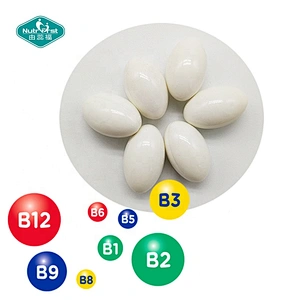 Customized Bulk Softgel Capsule Supplement of Complex Vitamin B Group Containing Niacin Biotin Folic Acid