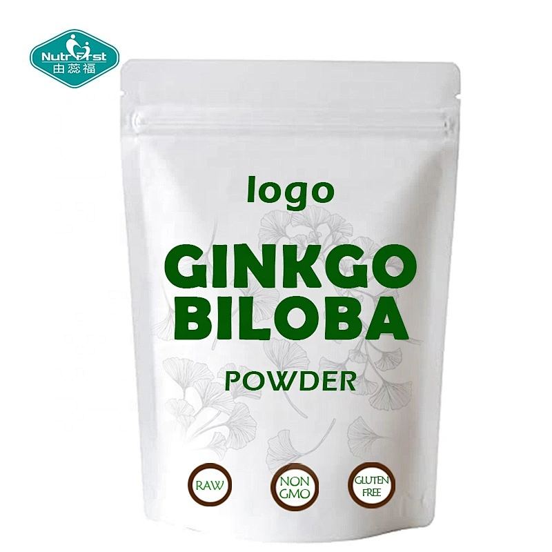 Professional Factory Dietary Supplement Organic Ginkgo Biloba Leaf Powder Water Soluble