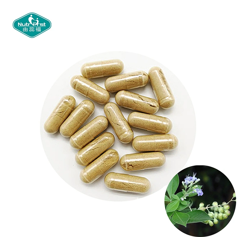 Nutrifirst PMS Suplemento de alivio Vitamina B6 Extracto de planta Cápsulas de formulación compleja para el equilibrio hormonal de las mujeres