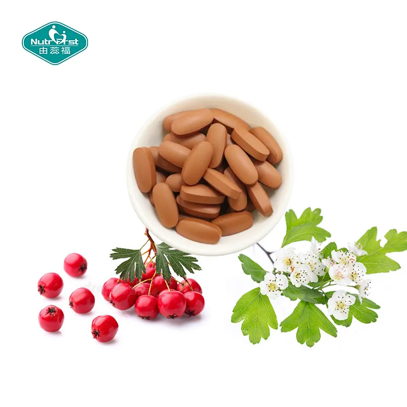 Nutrifirst Custom Customization OEM Improve Heart Health Benefits Hawthorn Tablets