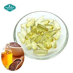 Nutririst Aceite de borraja orgánico prensado en frío y aceite de linaza 1000 mg Cápsula blanda vegana con Omega3 6 9 Aceite de pescado