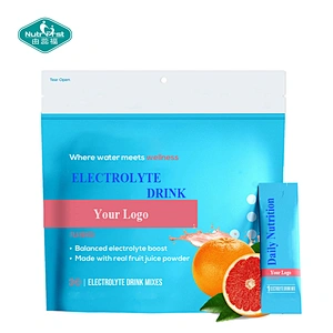 Customized Flavour Multi Vitamin Electrolyte Instant Drink Powder Sachets Packing for Sport Supplements