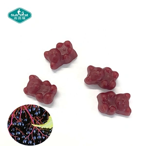Personalice la fórmula Elderberry Beet Pectin Sugar-Free Sambucus Black Elderberry Gummies with Zinc Vitamin C