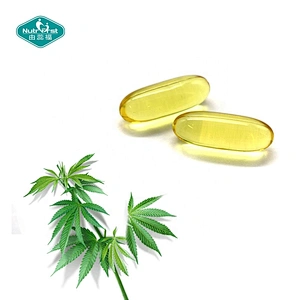 Nutrifirst OEM Logotipo personalizado Hormonas femeninas Cápsulas de gel suave 500 mg 1000 mg Aceite de semilla de cáñamo Softgel a granel