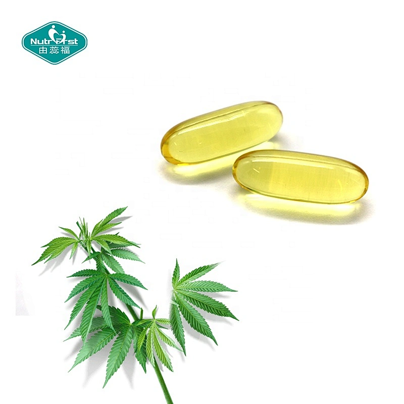 Nutrifirst OEM Customized Logo Female Hormones Soft Gel Capsules 500mg 1000mg Hemp Seed Oil Softgel in Bulk