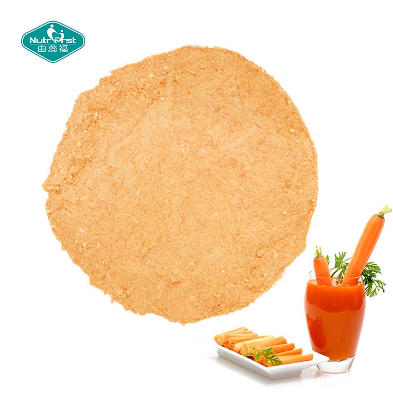 Extracto de zanahoria orgánico liofilizado en polvo de concentrado soluble en agua de extracción sólida Nutrifirst