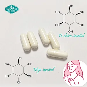 Nutrifirst OEM Women Wellness Formula Suplemento Myo & D-Chiro Inositol Complex Cápsulas con folato y vitamina D