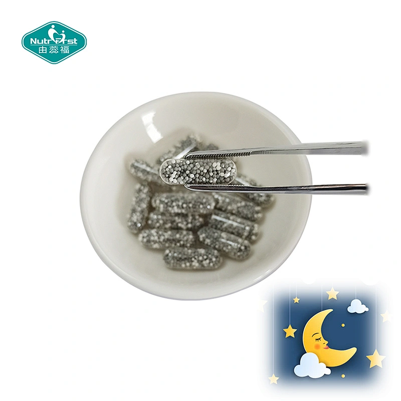 Sleep Improvement Supplement VB6 Melatonin Vitamin B6 Timed Release Micro-pellets Capsule Slow Release Beadlets