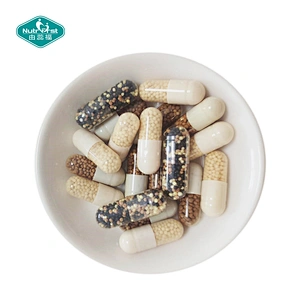 Nutrifirst Formulación a medida Complejo ferroso Suplementos de hierro Cápsulas granulares de liberación retardada Beadlets