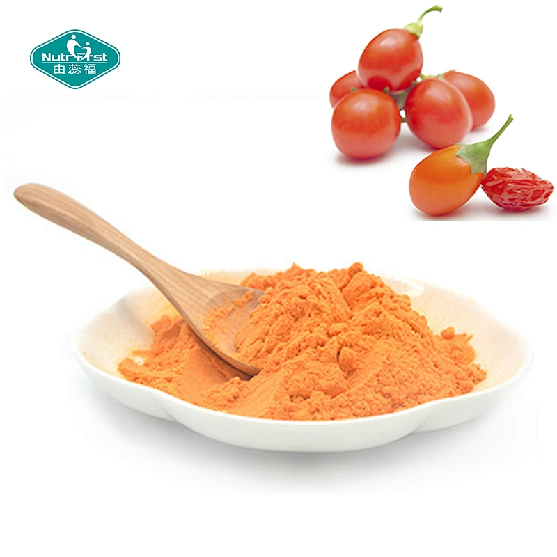 Nutrifirst Favorable Anthocyanidin Spray Dried Goji Berry Extract Wolfberry Extract Powder Lycium Chinense Miller