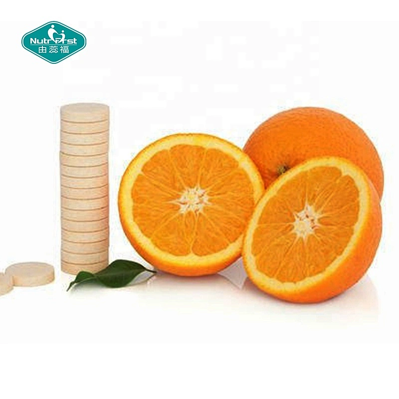 Nutrifirst Private Label Suplemento de apoyo inmunológico sin gluten Vitamina C 1000 mg Tabletas efervescentes
