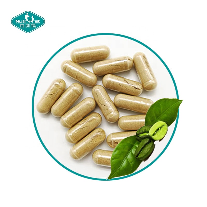 Nutrifirts Cápsulas para perder peso Potenciador de energía Keto Quemador adelgazante Cápsula de extracto de grano de café verde puro