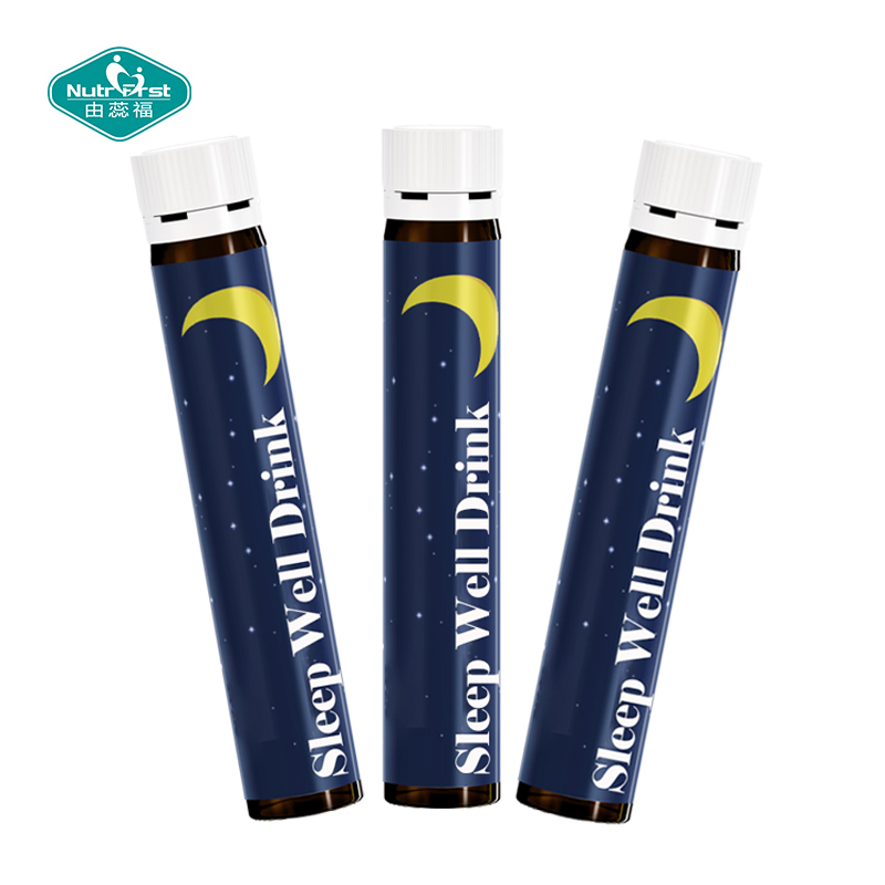 Customized Flavour Formula Plant Extract Melatonin Oral Liquid Sleep Aid Drink for Sleep Well