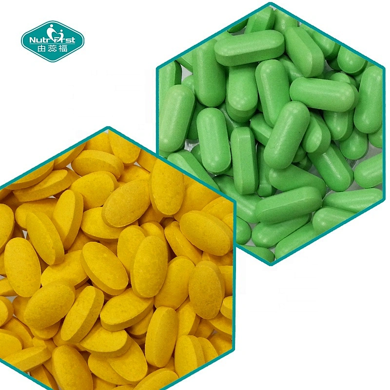 Nutrifirst Bulk Customize Formula Supplement Halal Vitamin B1 B2 B3 B5 B6 B12 Complex Biotin Folic Acid Tablets
